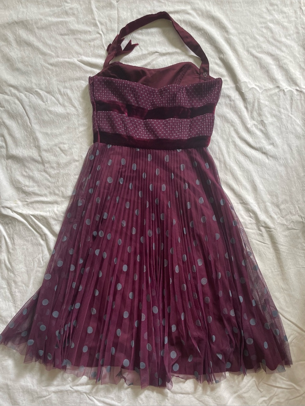 Betsey Johnson Polka Dot Dress 6 - Picture 2 of 10